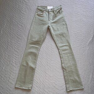 MOTHER SUPERIOR INSIDER HOVER THE DEVIL MAY CARE JEANS IN MERMAID WASH NWOT - 25